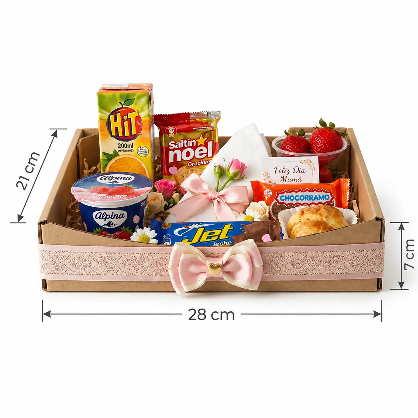 30 Bandeja Para Regalo, Cartón Resistente Anchetas 3