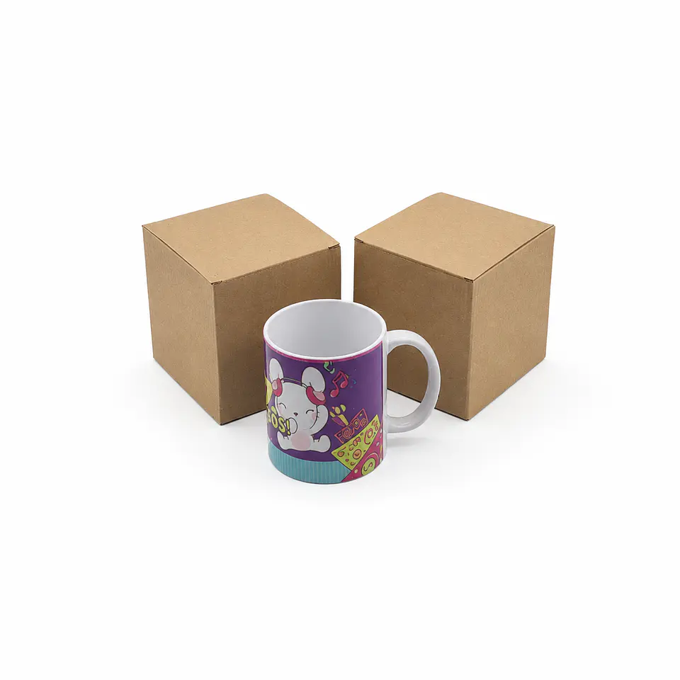 50 Cajas Para Mug Cierre Semiautomático Micro-corrugado 3