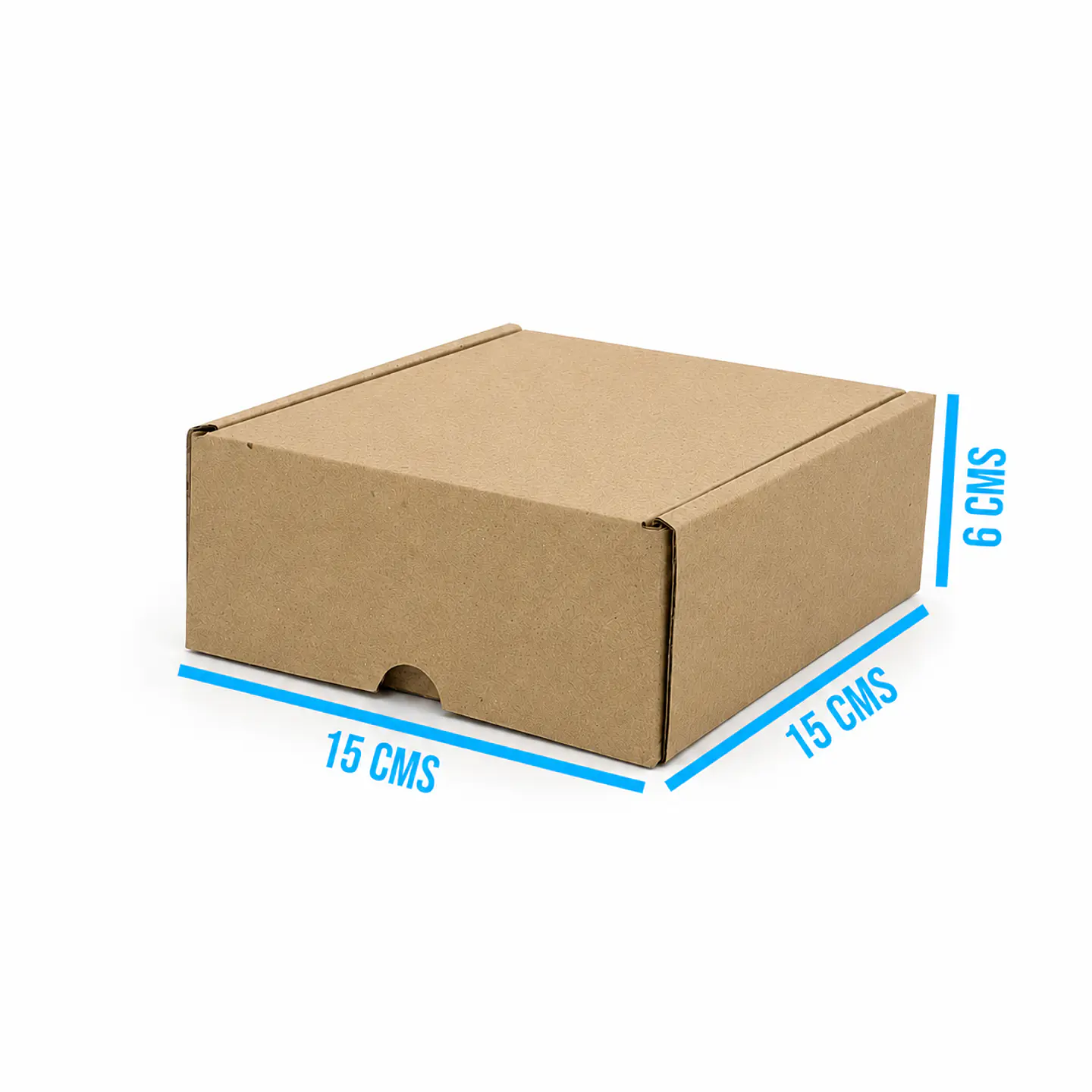 Caja De 15x15x6 Cm Troquelada Carton Micro 2mm 30 Unidades 2