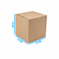 Caja Cubo De 20x20x20 Cms Troquelada X 20 Unidades - Miniatura 2