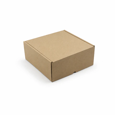 25 Cajas De Cartón 25x25x10 Cartón Microcorrugado De 2 Mm 