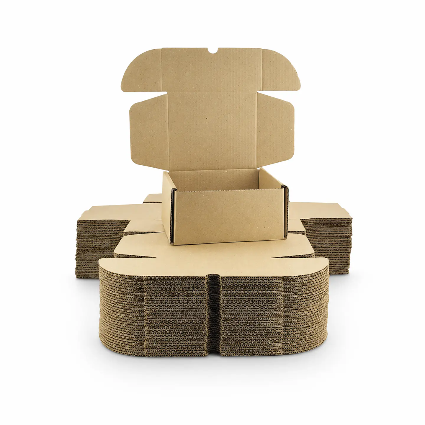 30 Cajas De Cartón 4 Mm   25 X 18 X 10 De Alto   3