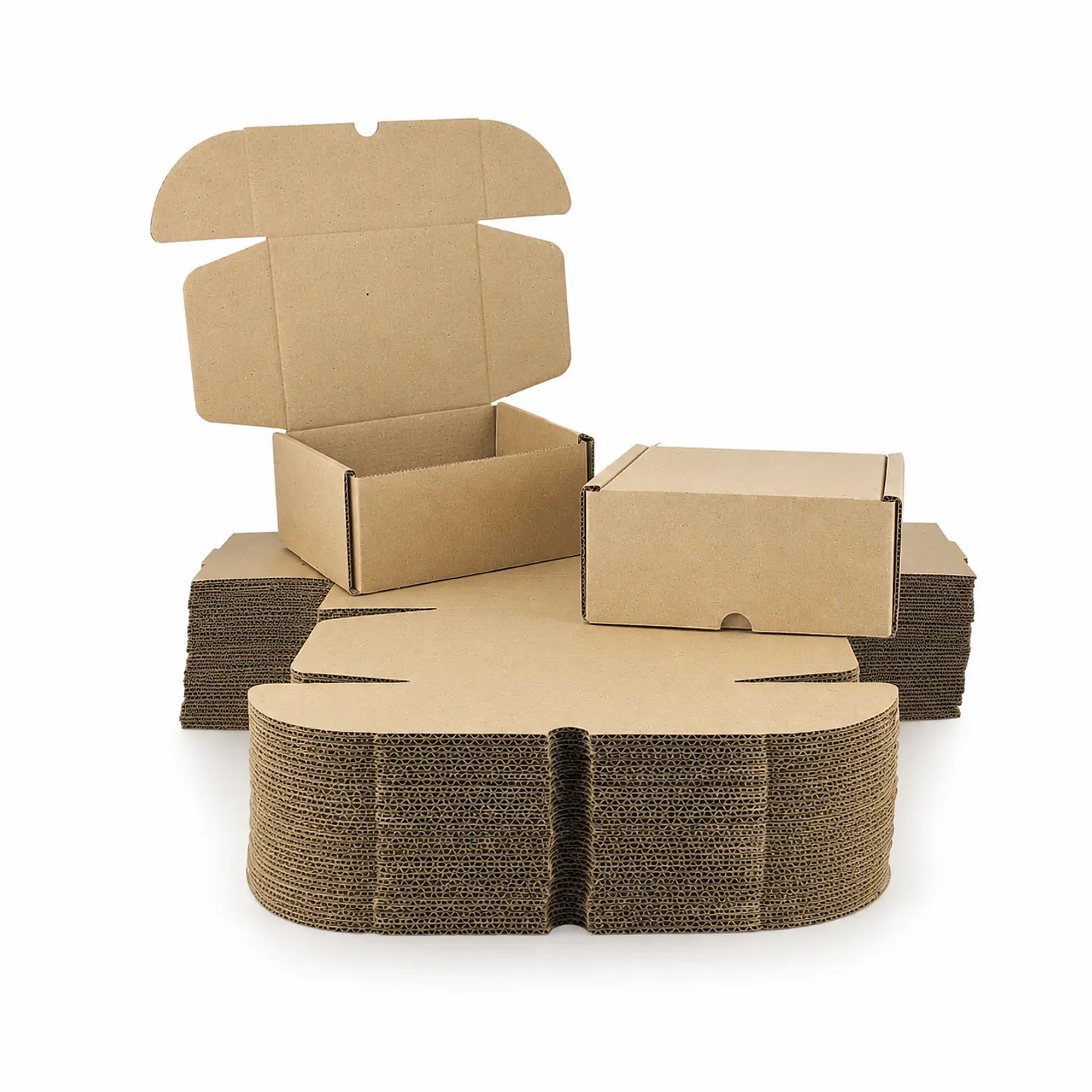 30 Cajas De Cartón 4 Mm   25 X 18 X 10 De Alto   4
