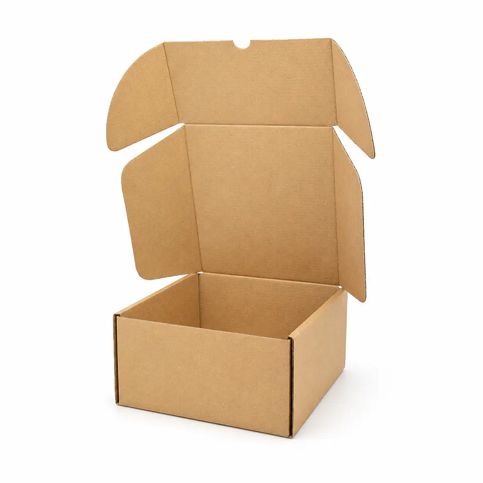 30 Cajas Con Desperfectos En La Impresión De 20x20x10 Marrón Claro 1