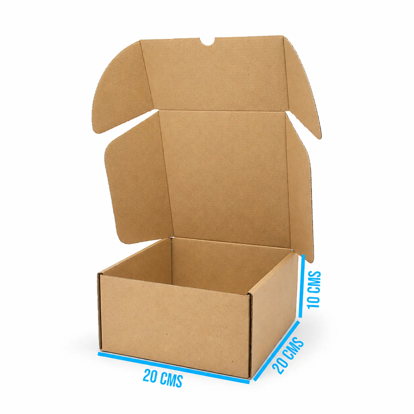 30 Cajas Con Desperfectos En La Impresión De 20x20x10 Marrón Claro 3