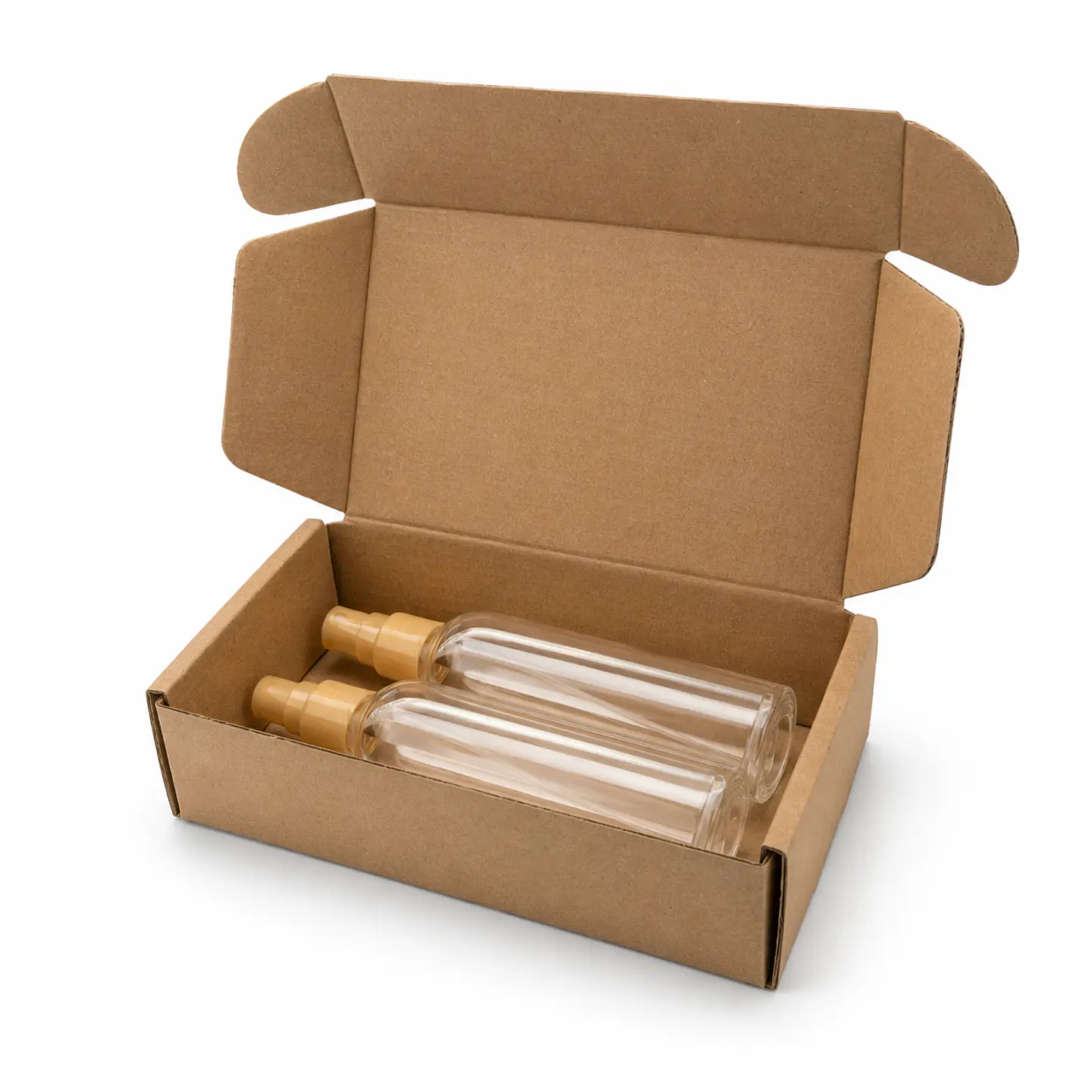 Caja de Cartón Kraft 19x8x4 cm Paquete x20 Unidades para Envases 1