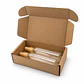 Caja de Cartón Kraft 19x8x4 cm Paquete x50 Unidades para Envases - Miniatura 1