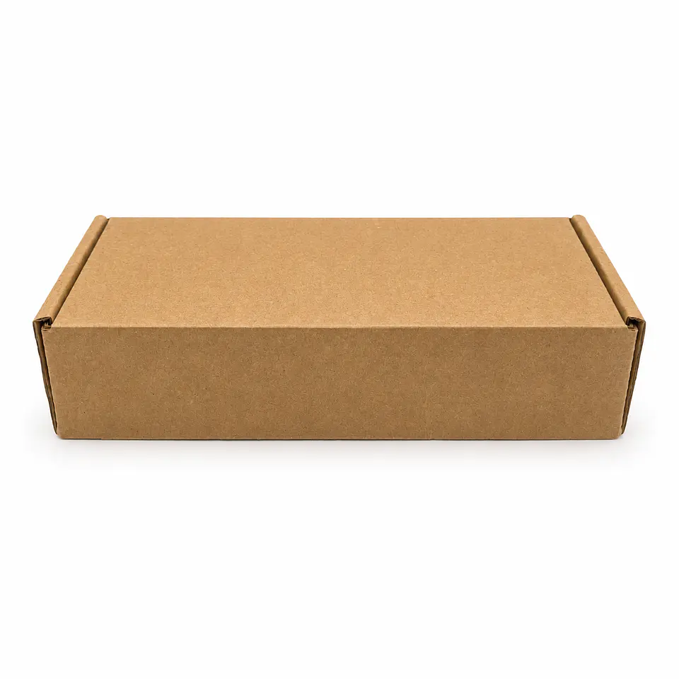 Caja de Cartón Kraft 19x8x4 cm Paquete x50 Unidades para Envases 5