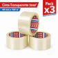 Cinta Tesa De Empaque Transparente 48 Mm X 100 Mt - Miniatura 5