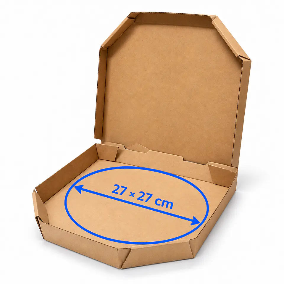 50 Cajas de Pizza de 27x27 Hexagonales 1