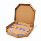 50 Cajas de Pizza de 24x24 Hexagonales - Miniatura 1