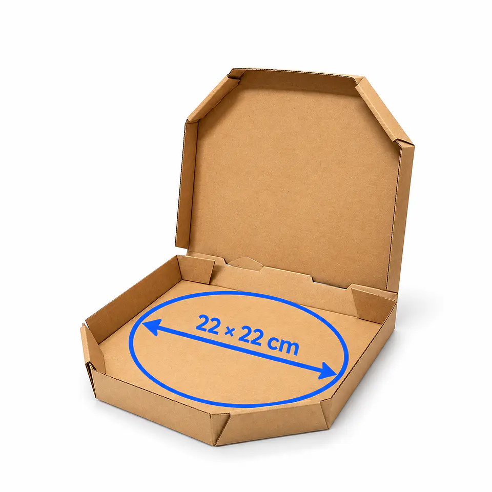 50 Cajas de Pizza de 22x22 Hexagonales 1