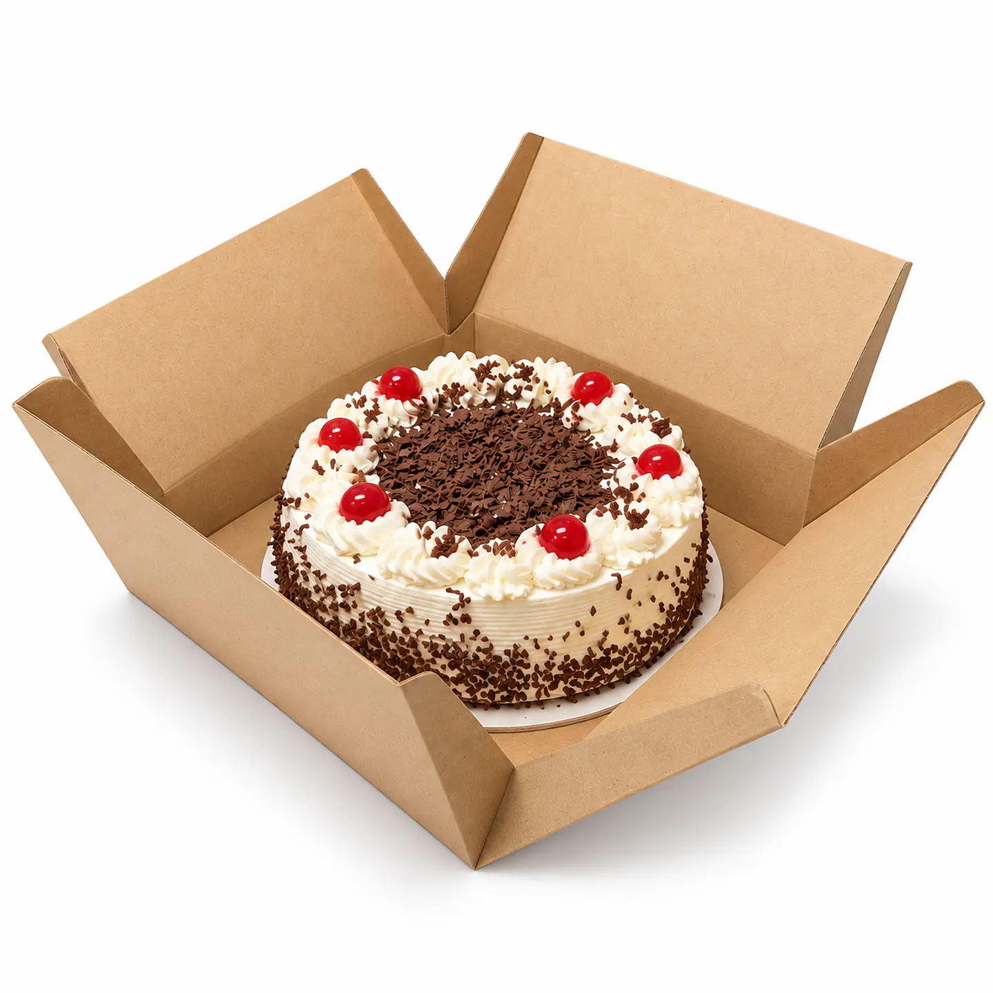 Caja para Torta Resistente de Cartón 30x30x17 Cms Pack x10 2