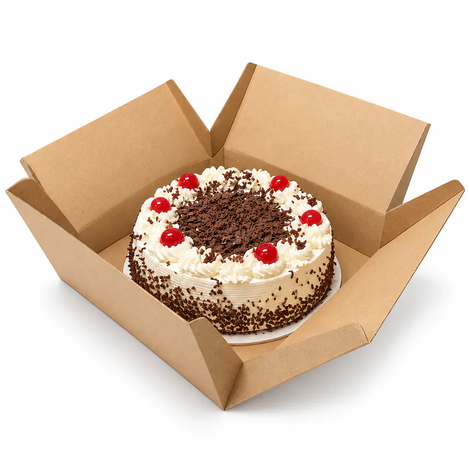 Caja para Torta Resistente de Cartón 30x30x17 Cms Pack x10 2