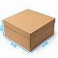 Caja para Torta Resistente de Cartón 30x30x17 Cms Pack x10 - Miniatura 3
