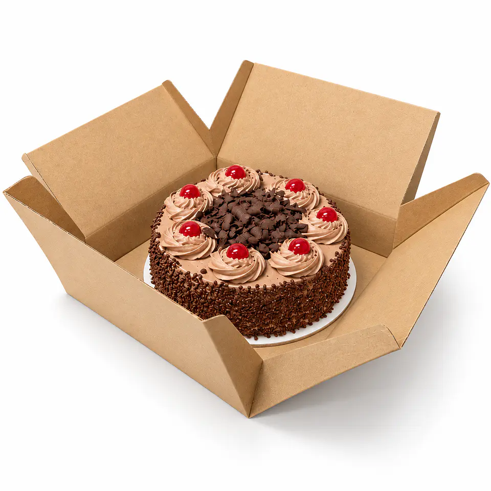 Caja para Torta Resistente de Cartón 30x30x17 Cms Pack x10 4