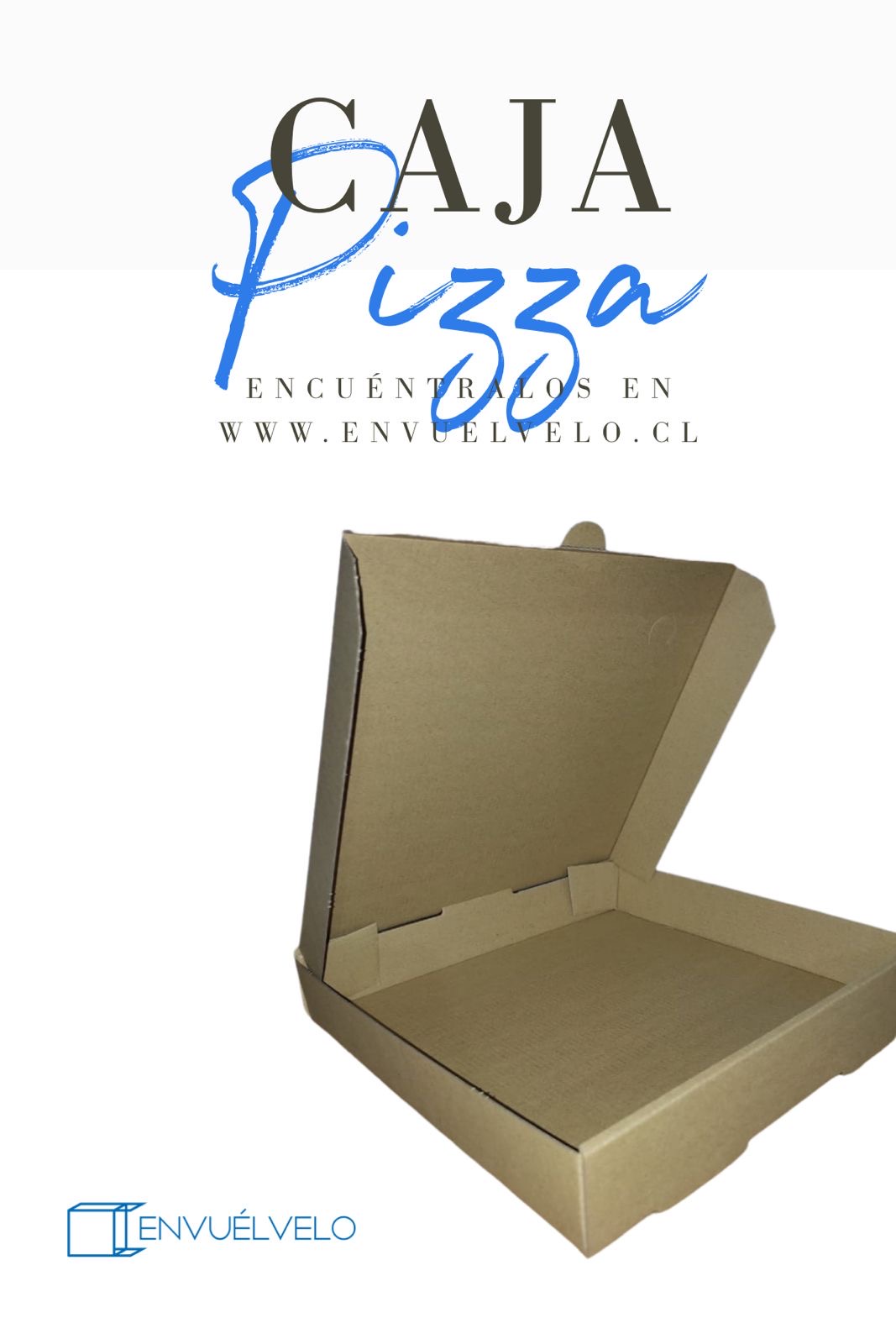 Caja con set de utensilios para pizza
