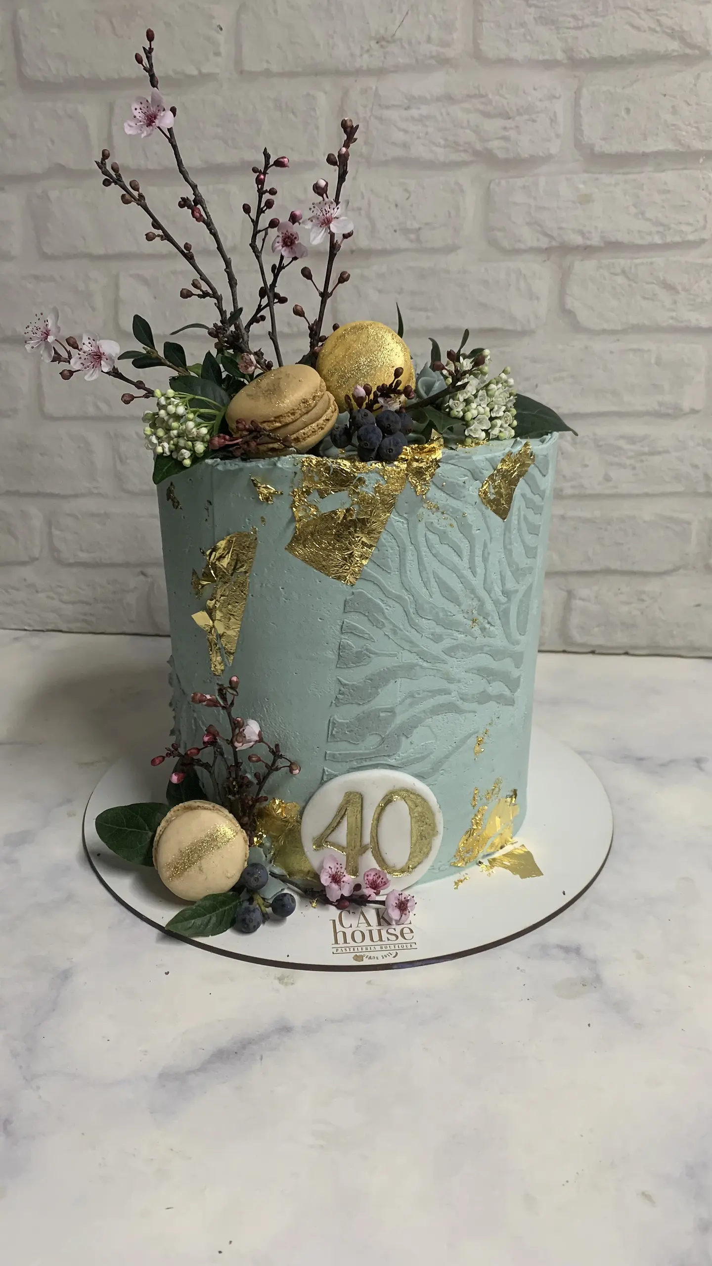 Torta personalizada flores de temporada 7