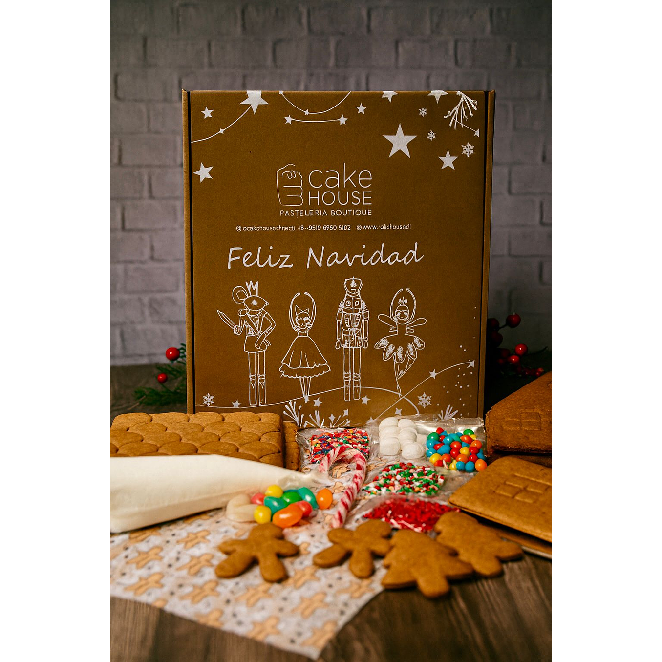 KIT Casita de Galleta de Jengibre  1