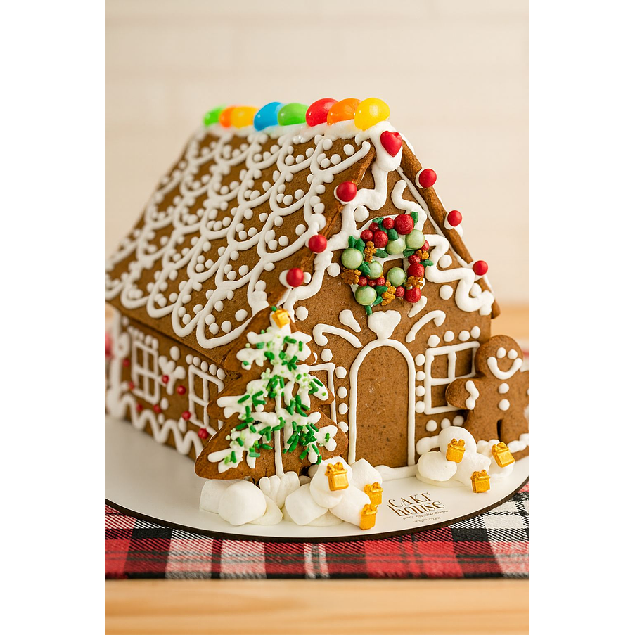 Casita de Galleta de Jengibre decorada 1