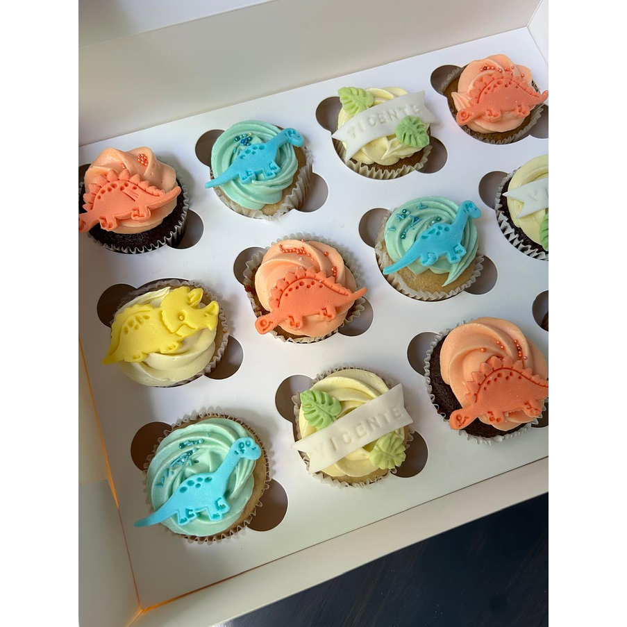 Cupcakes personalizados 12 unidades 6