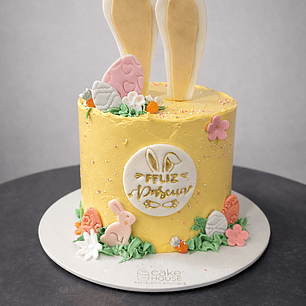Torta personalizada tematica pascua 10 personas