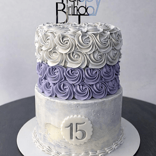 Torta 60 personas Dos pisos