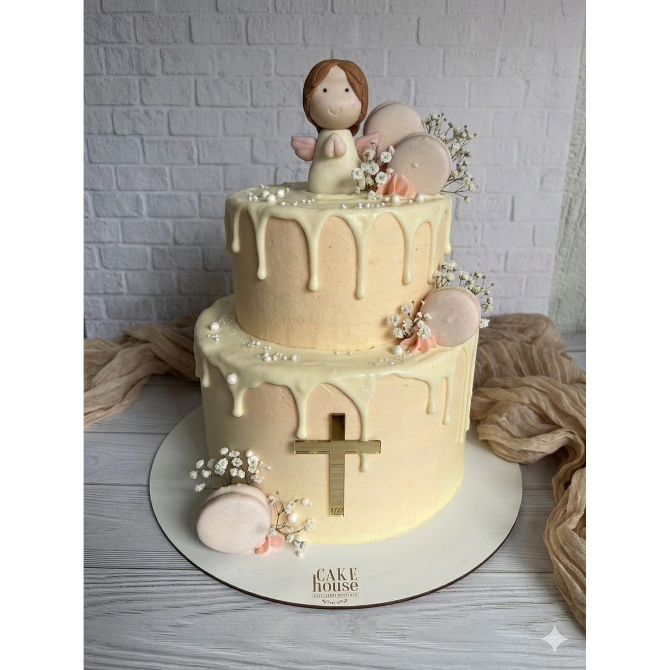 Torta dos pisos 40 personas  1