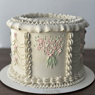 Tortas con decoración vintage