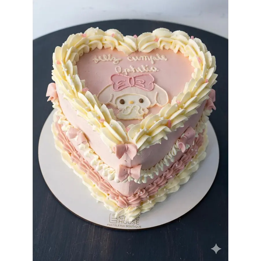 Torta Corazon  Vintage 15px 1