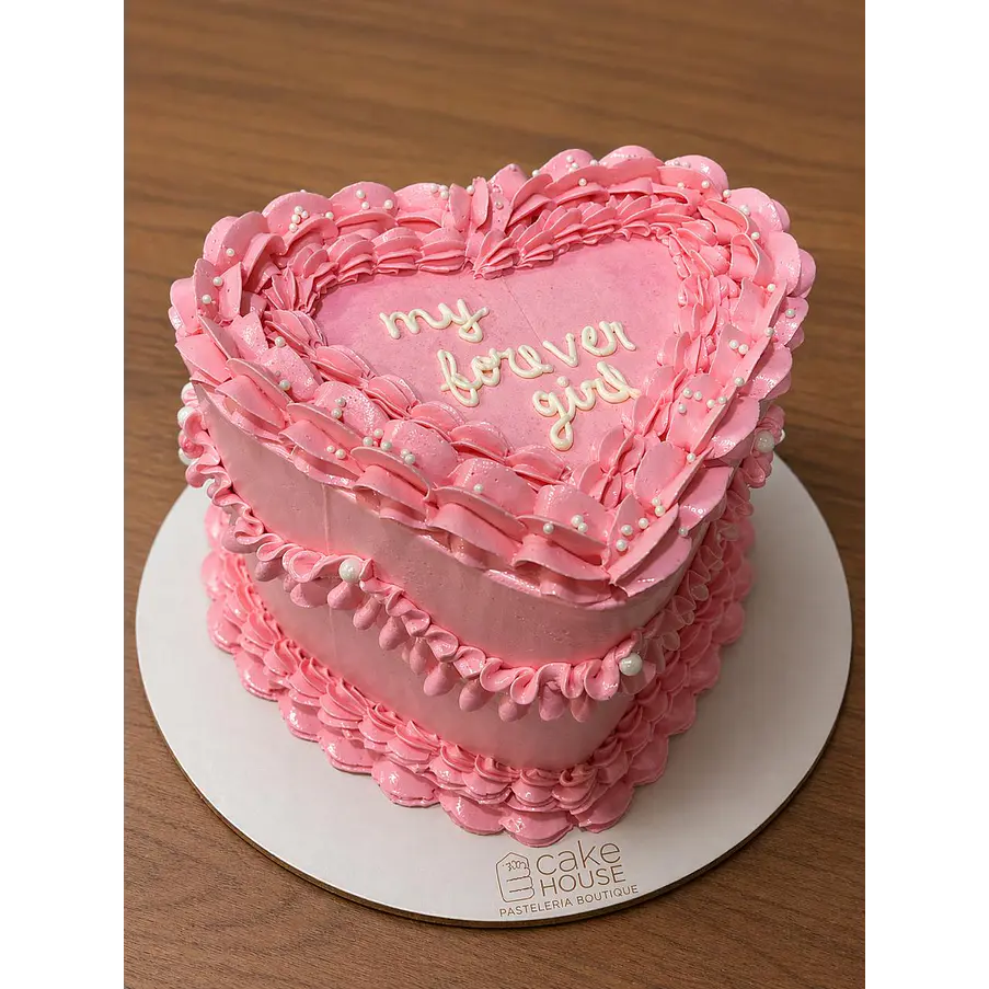 Torta Corazon  Vintage 15px 3