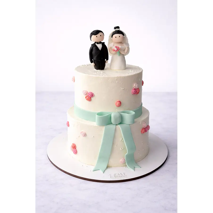 Torta novios 80 personas 1