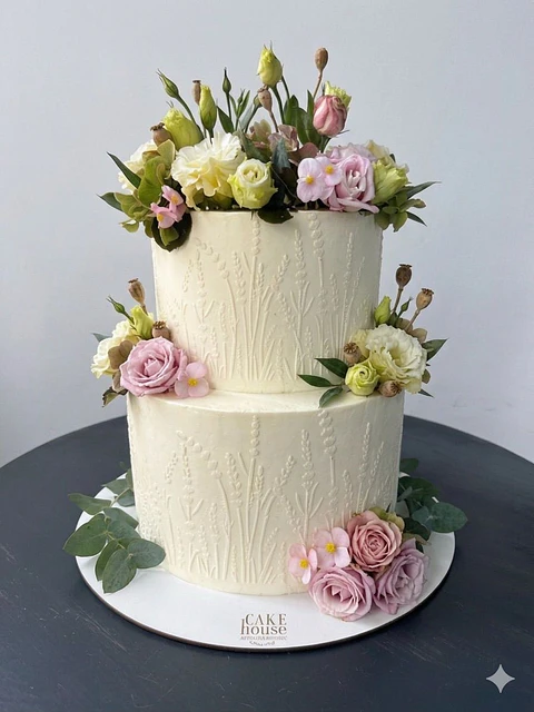 Torta novios 80 personas