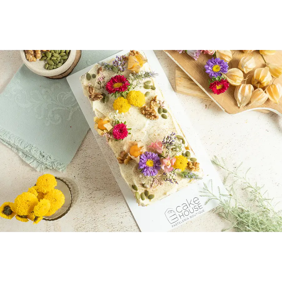 Long cake fruta o flores 1