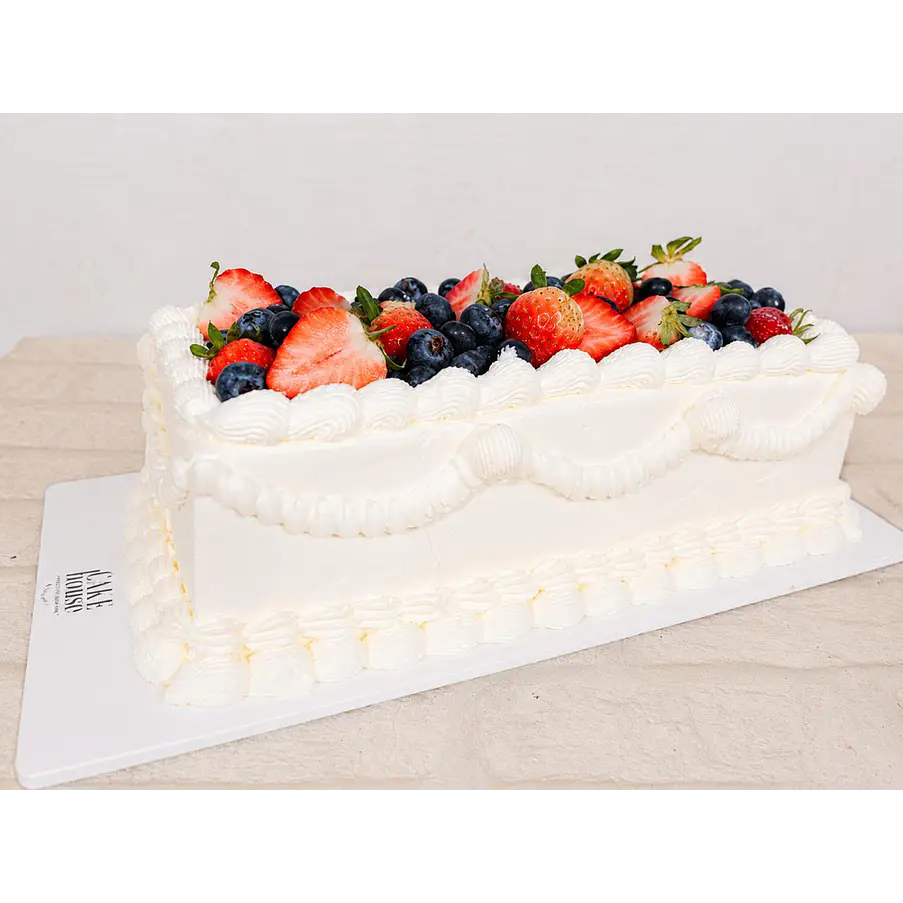 Long cake fruta o flores 2