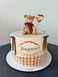 Torta Baby Shower con una figura modelada - Miniatura 2