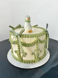 Torta Baby Shower con una figura modelada - Miniatura 3