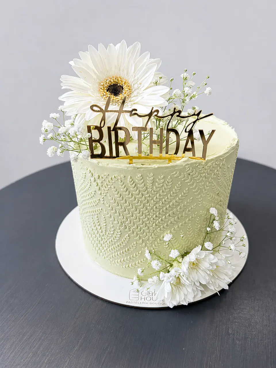 Torta personalizada flores de temporada 3