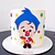 Torta personalizada decoración de lamina de fondant plana