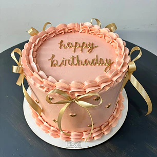 Tortas vintage redonda un color