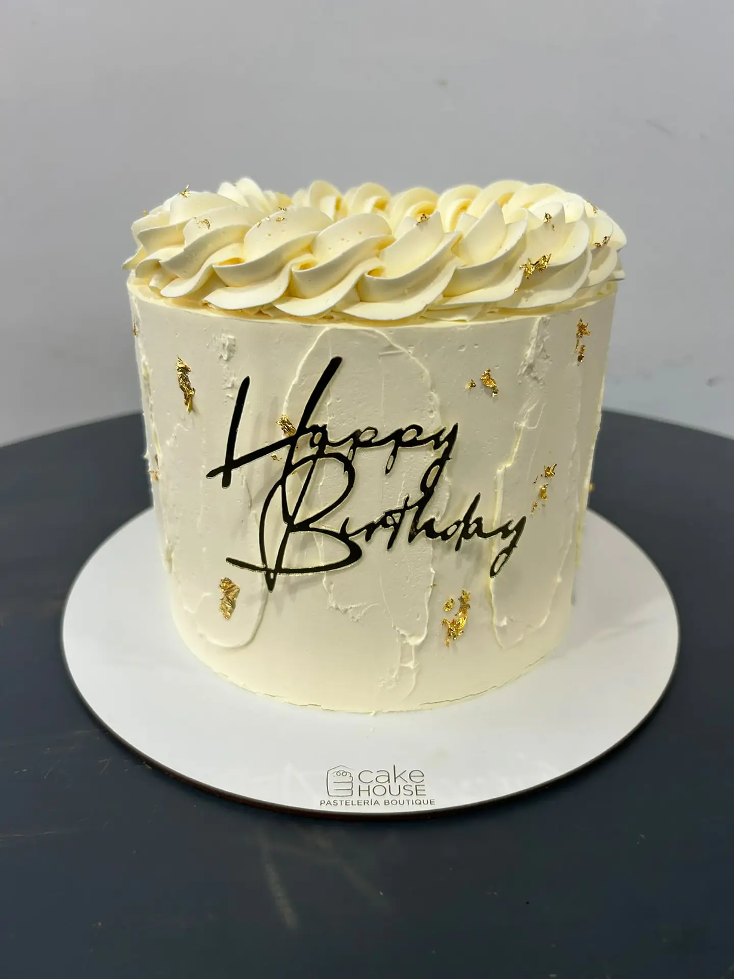 Tortas vintage redonda un color 10