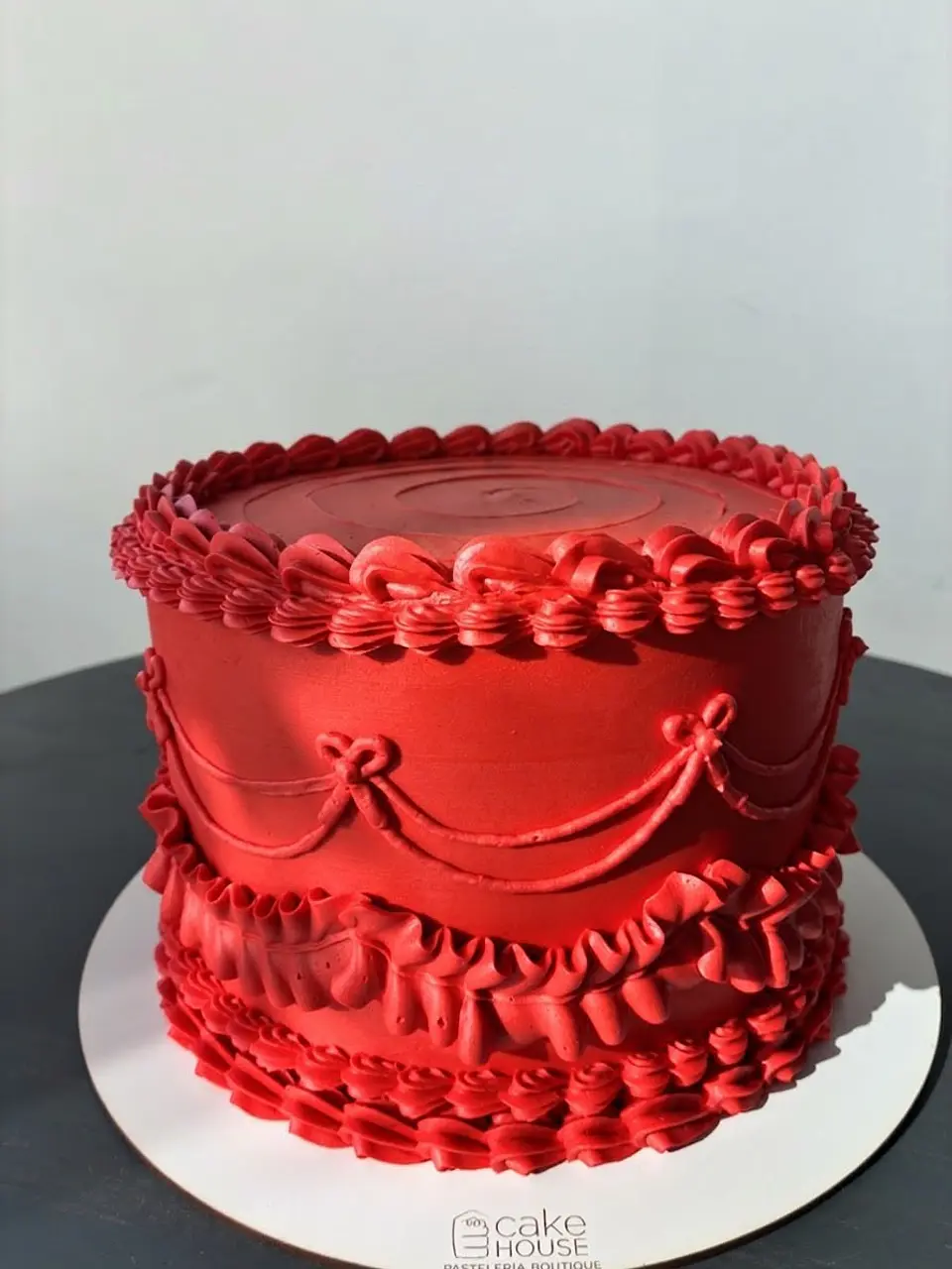 Tortas vintage redonda un color 3