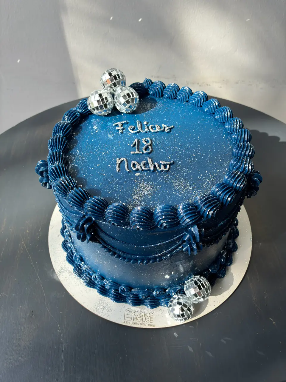 Tortas vintage redonda un color 6