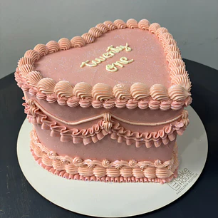Torta Vintage Corazon 