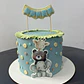 Torta Baby Shower decoracion Plana - Miniatura 1