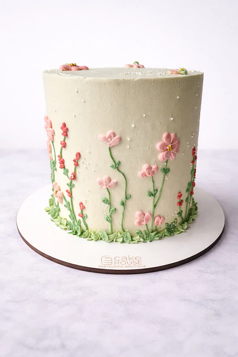 TORTA FLORES MANGUEADAS