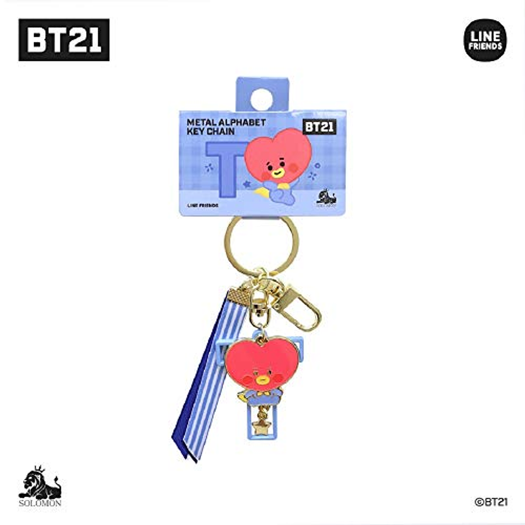 BT21 - METAL ALPHABET KEY CHAIN 7