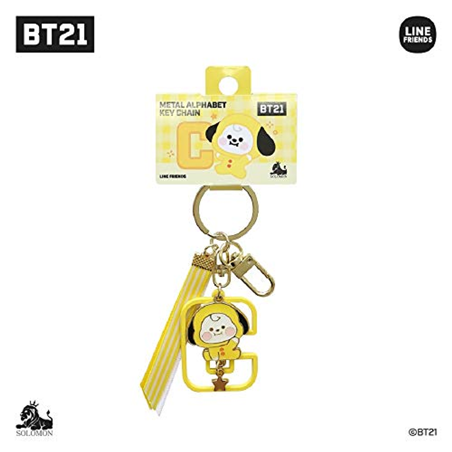 BT21 - METAL ALPHABET KEY CHAIN 6