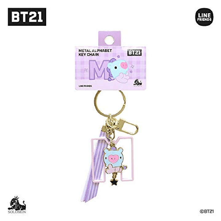 BT21 - METAL ALPHABET KEY CHAIN 5