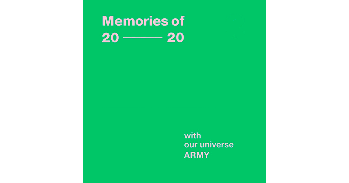 ミュージック BTS Memories of 2020 DVD BTS - MEMORIES OF 2020